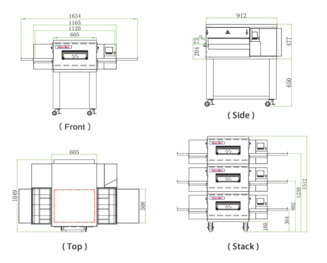 stone conveyor oven